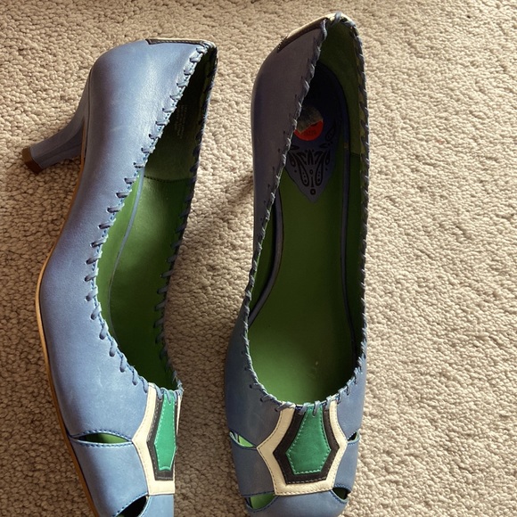 Worn 1x Vintage/Retro style heels - Picture 2 of 5